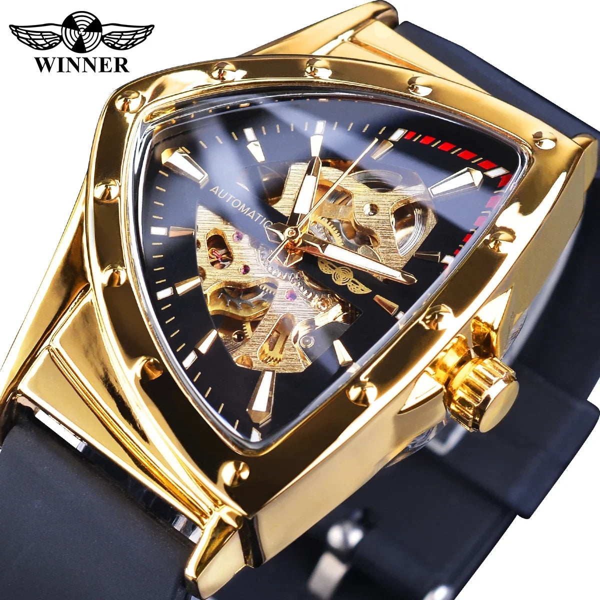 WINNER Sport Style Men's Watche by DarkByteGear