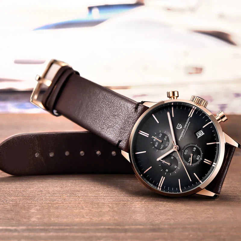 PAGANI DESIGN 2720 Men's Watches Quartz Business watch by DarkByteGear