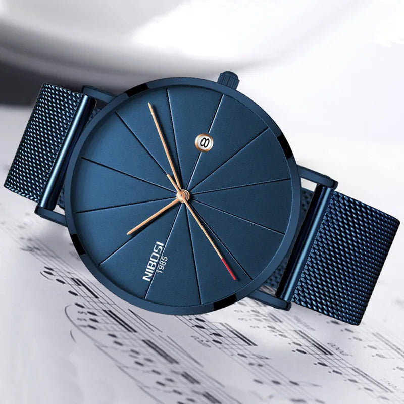 NIBOSI New Men's Watch Ultra-thin Fashion Watches by DarkByteGear