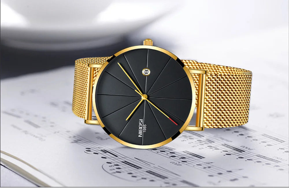 NIBOSI New Men's Watch Ultra-thin Fashion Watches by DarkByteGear