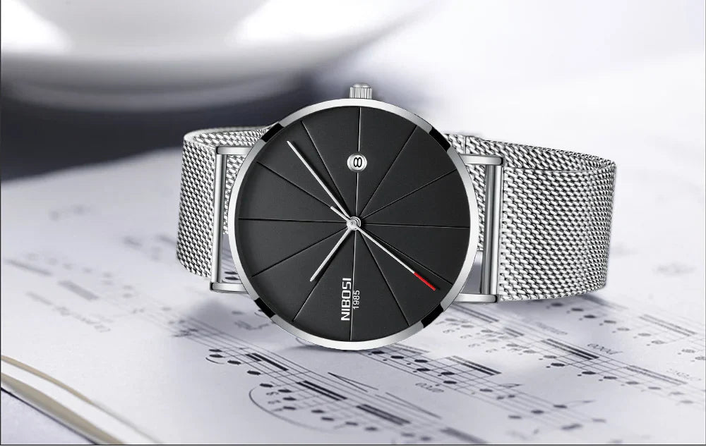NIBOSI New Men's Watch Ultra-thin Fashion Watches by DarkByteGear