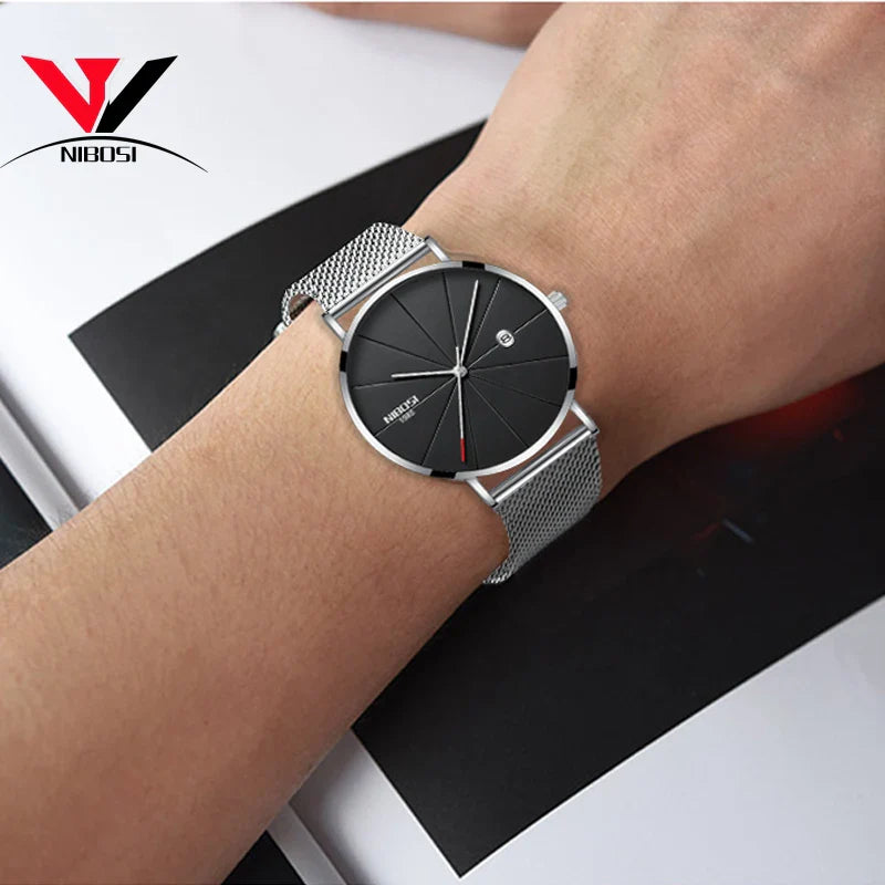 NIBOSI New Men's Watch Ultra-thin Fashion Watches by DarkByteGear