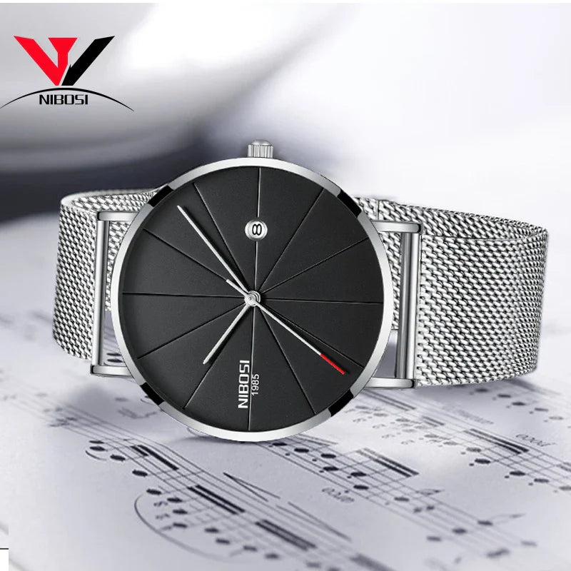 NIBOSI New Men's Watch Ultra-thin Fashion Watches by DarkByteGear