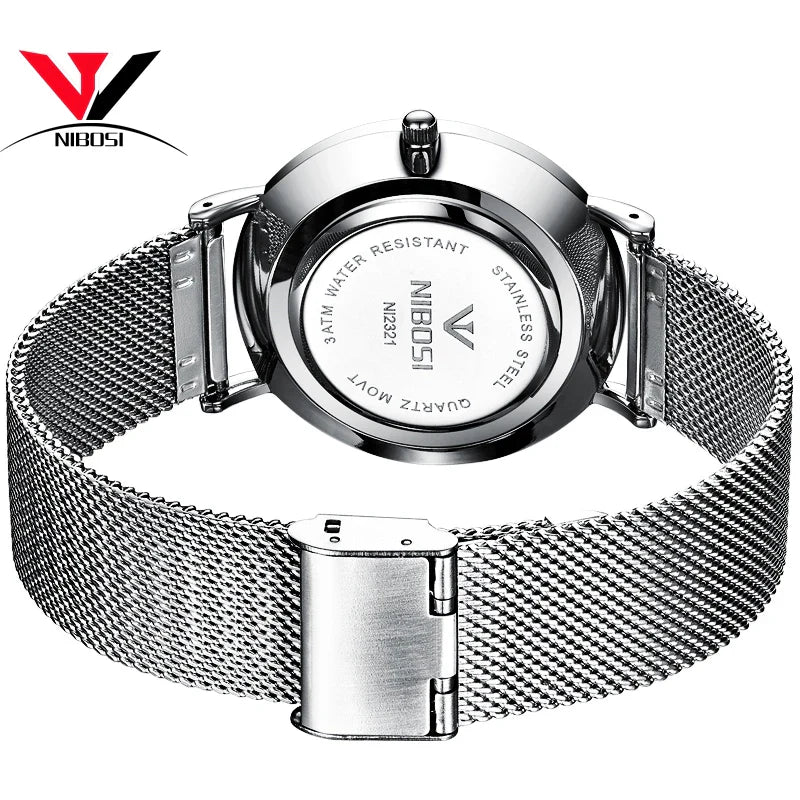 NIBOSI New Men's Watch Ultra-thin Fashion Watches by DarkByteGear
