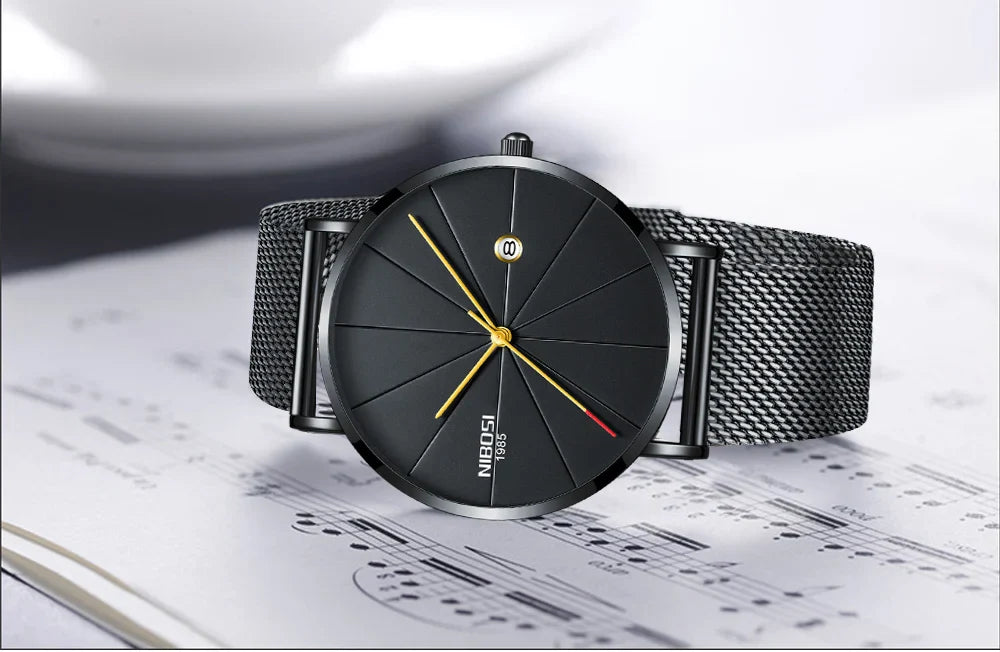 NIBOSI New Men's Watch Ultra-thin Fashion Watches by DarkByteGear