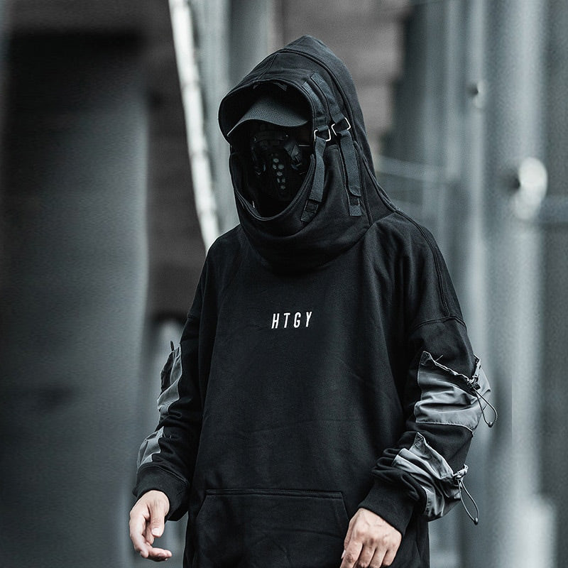 Neo-Tokyo Tech Fusion Techgear Hoodie by DarkByteGear