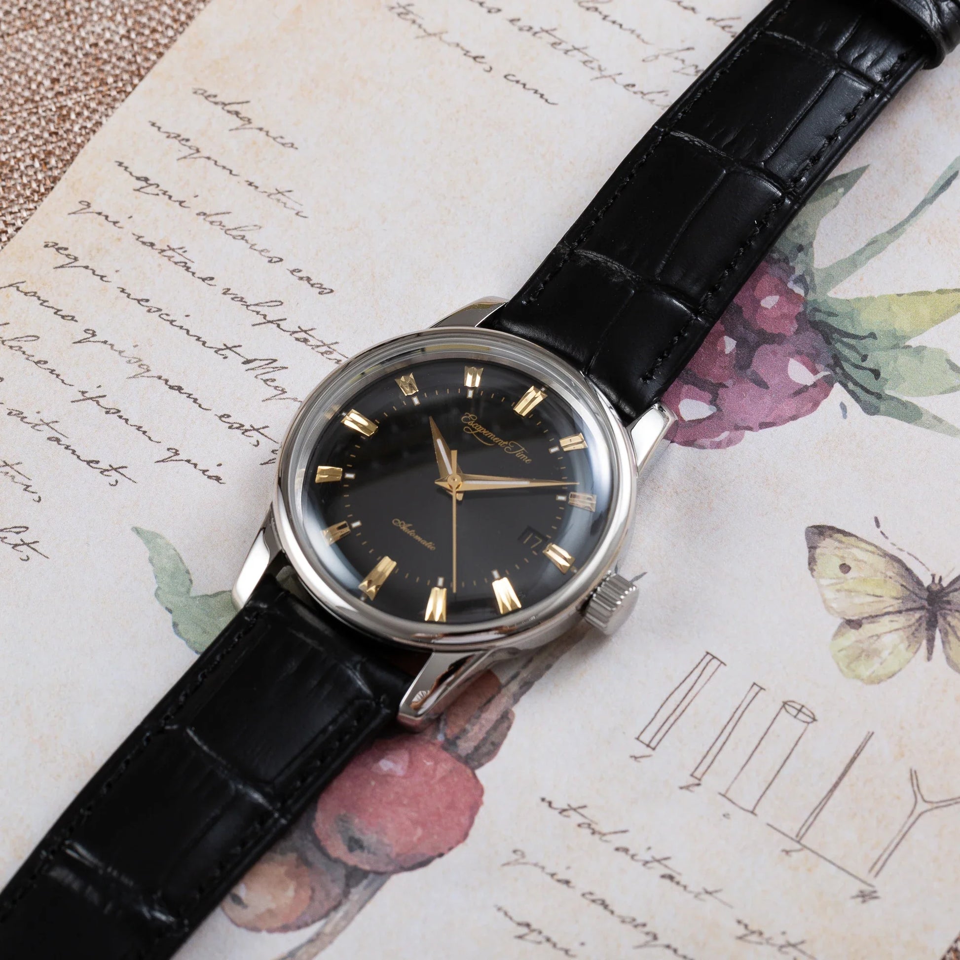 Escapement Time - Automatic Restoring ancient ways Watch by DarkByteGear