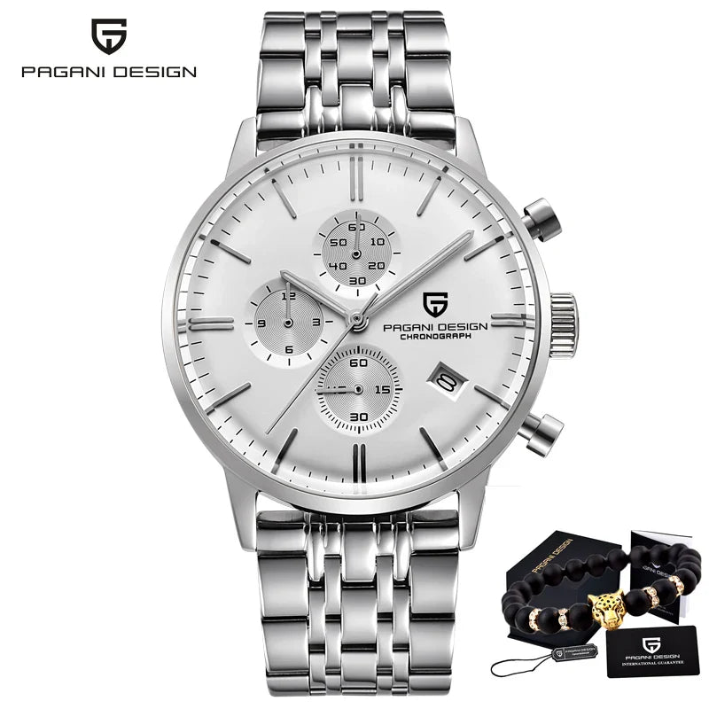 PAGANI DESIGN 2720 Men's Watches Quartz Business watch by DarkByteGear