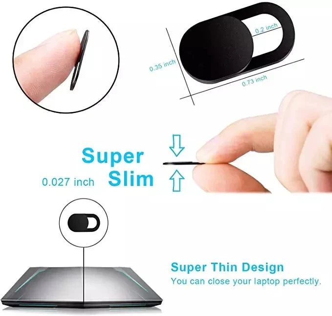 1/20PCS Webcam Cover Shutter Magnet Slider Universal Antispy Camera Cover For Web Laptop Ipad Macbook Phone Lens Privacy Sticker by DarkByteGear