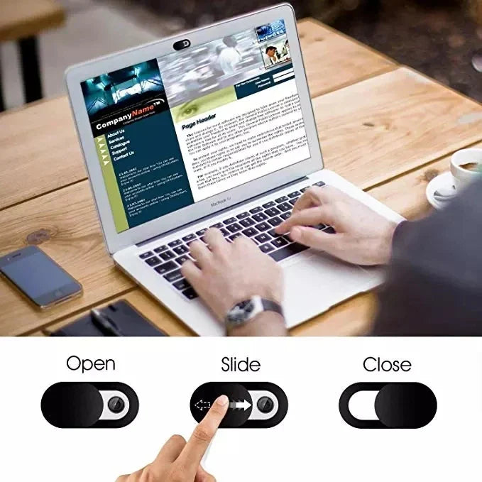 1/20PCS Webcam Cover Shutter Magnet Slider Universal Antispy Camera Cover For Web Laptop Ipad Macbook Phone Lens Privacy Sticker by DarkByteGear