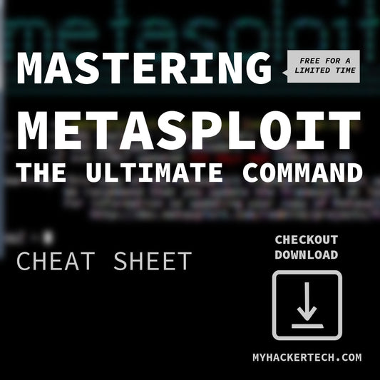 Mastering Metasploit: The Ultimate Command Cheat Sheet by DarkByteGear