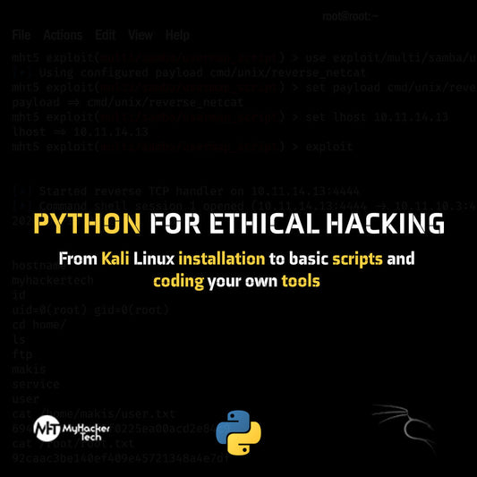 Python for ethical hacking from Kali Linux installation to basic scripts and coding your own tools by DarkByteGear
