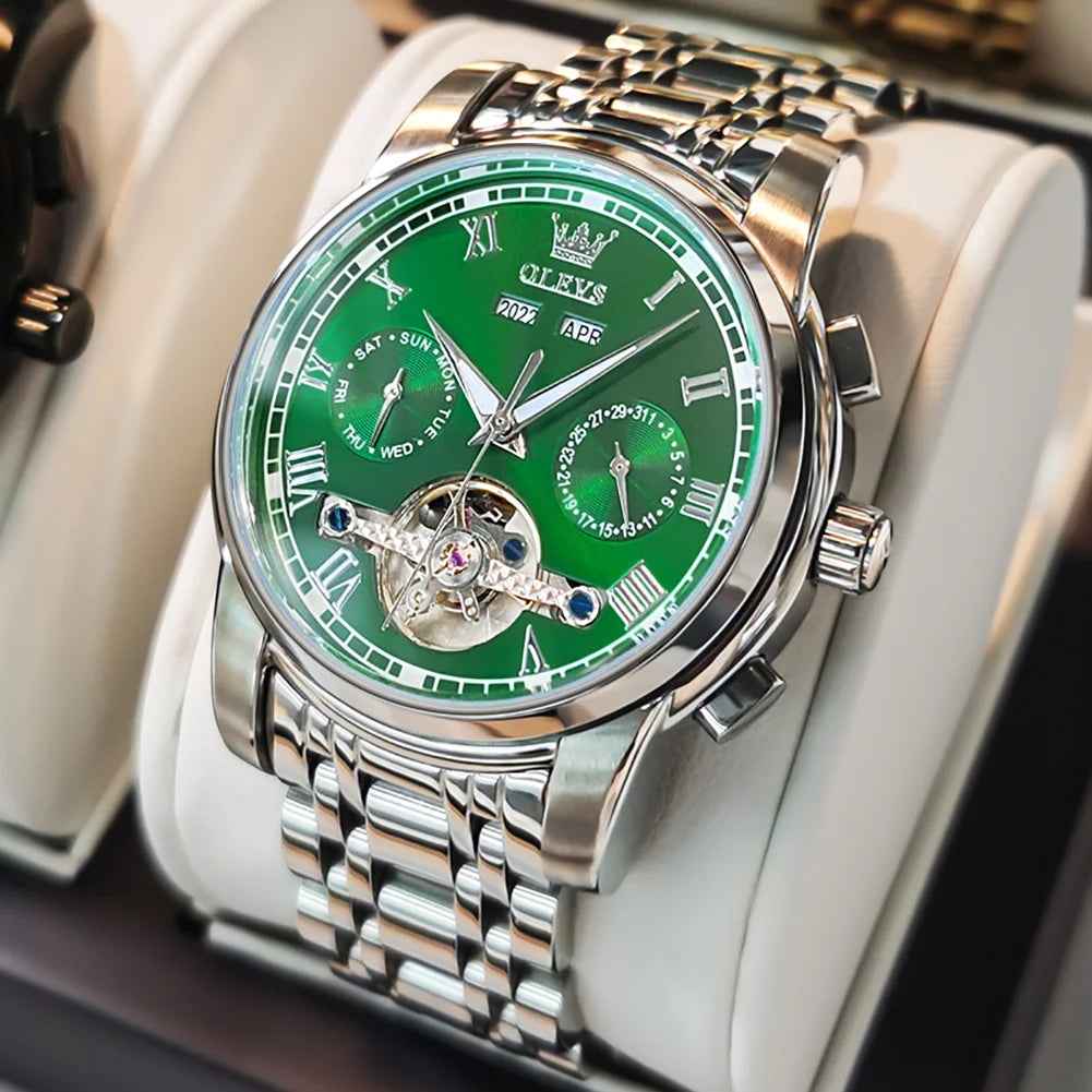 OLEVS Automatic Mechanical Men Watches by DarkByteGear