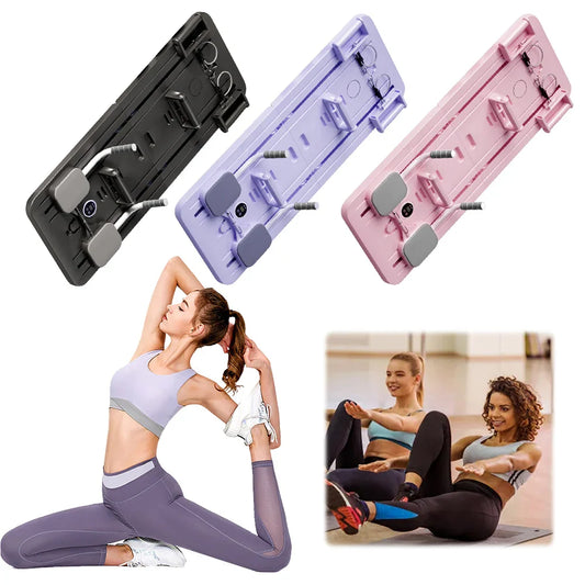 Abdominal Exercise Board Fitness Board Automatic Rebound Leg & Arm Toner Multifunctional Pilates Reformer Set Fitness Equipment by DarkByteGear
