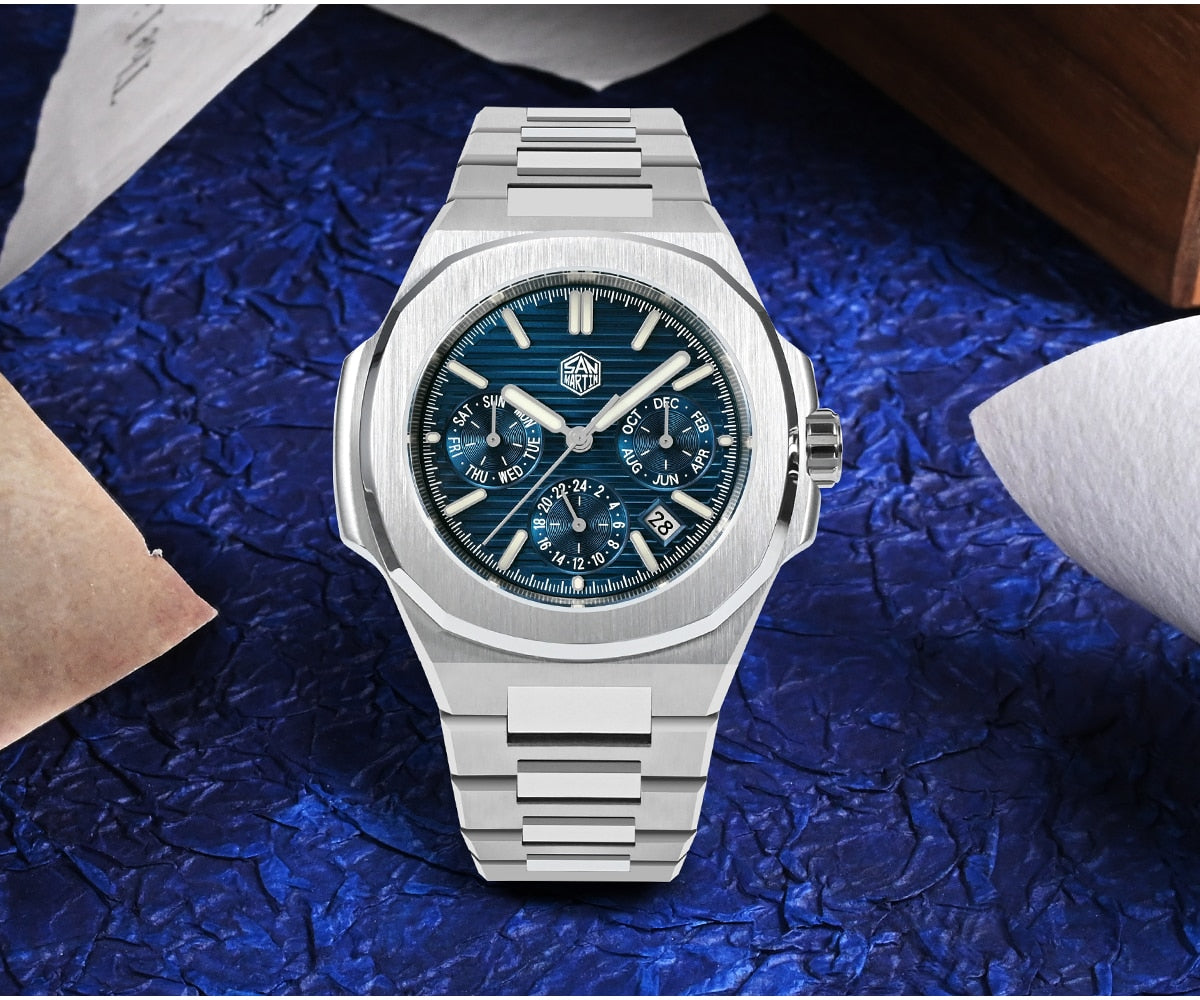 San Martin Miyota 9120 Multi-function Watch by DarkByteGear