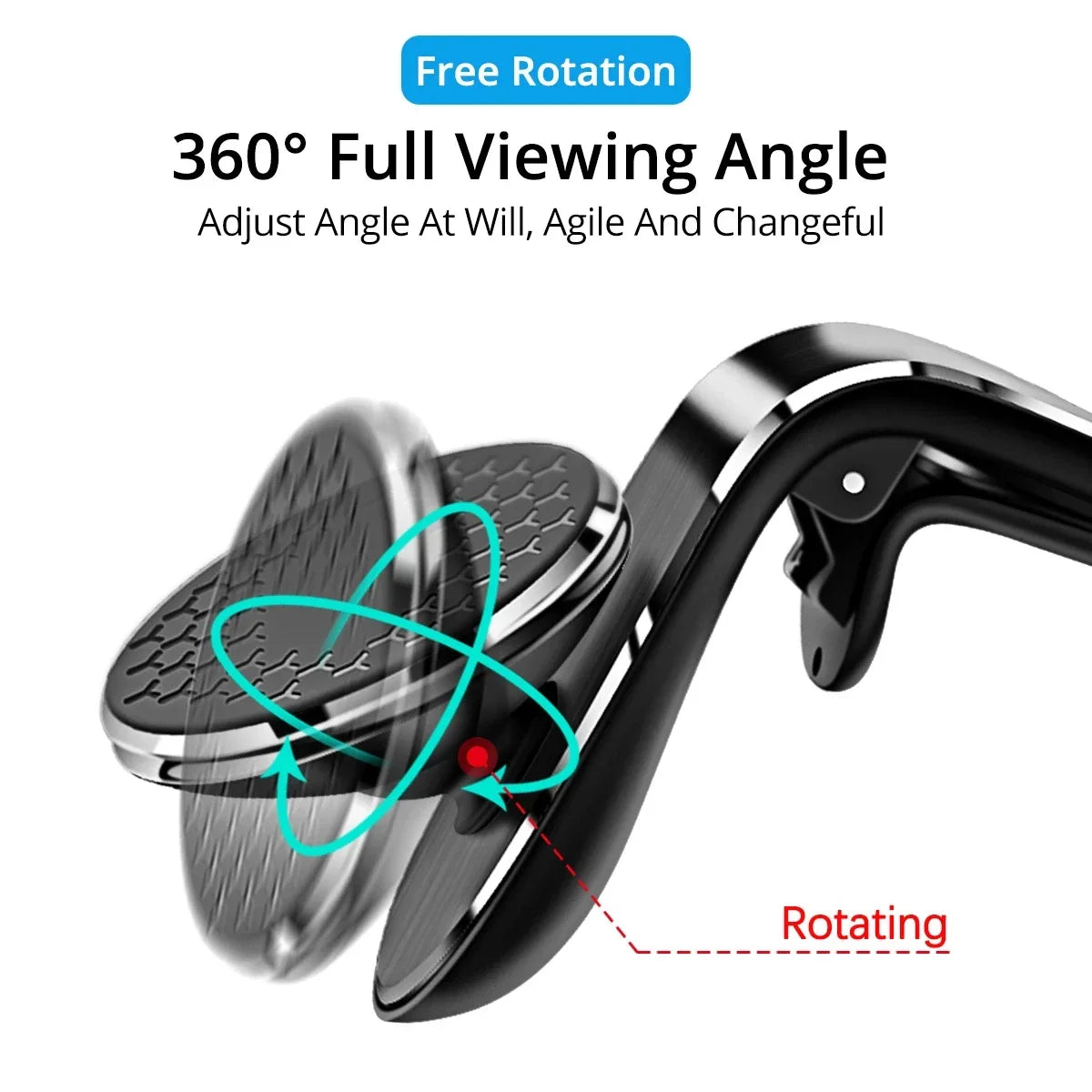 Magnetic Car Phone Holder Stand Air Vent Magnet Car Mount GPS Smartphone Mobile Support In Car Bracket for iPhone Samsung Xiaomi by DarkByteGear