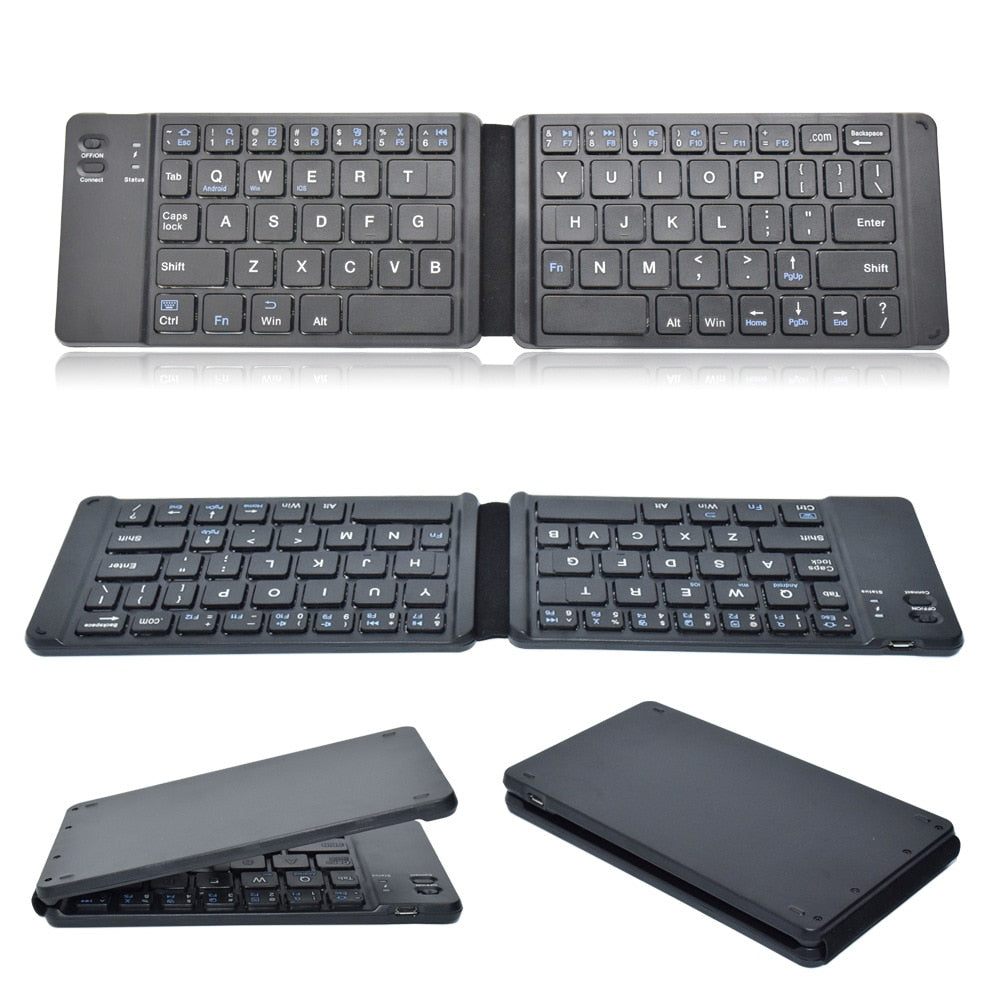 CypherShield Compact Foldable Keyboard by DarkByteGear