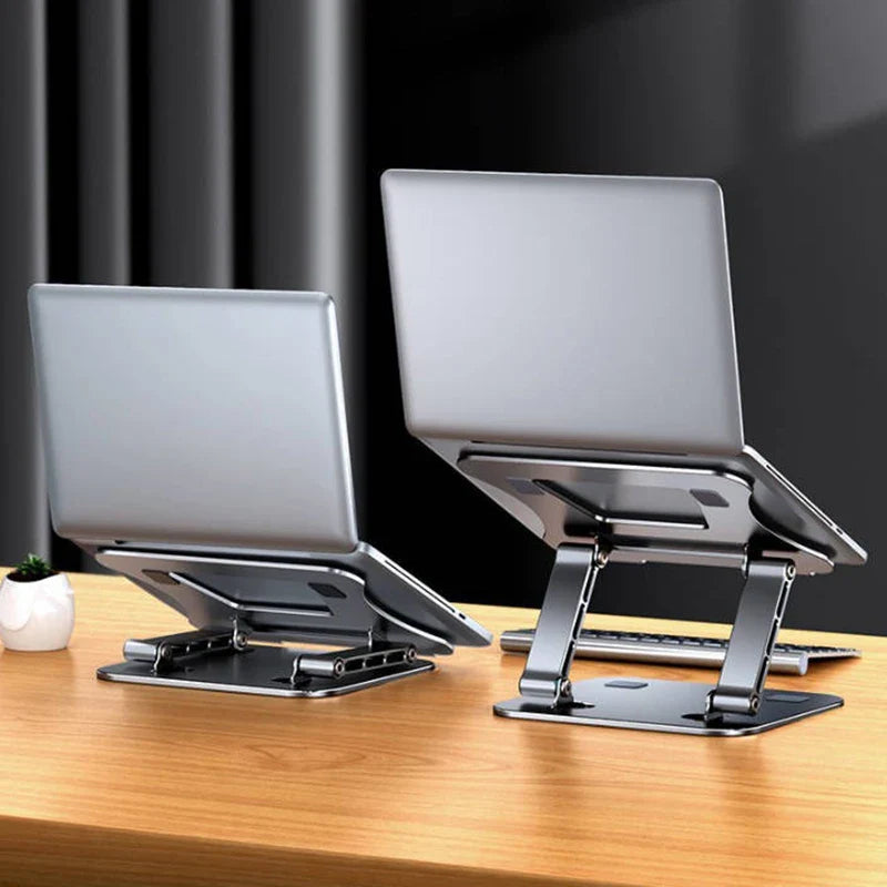 Laptop Stand Aluminium Alloy Foldable Tablet Stand Macbook Laptop Portable Fold Holder Bracket Support by DarkByteGear