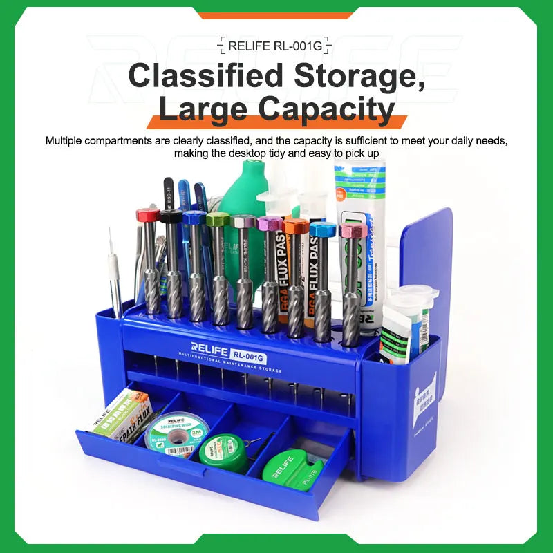 RELIFE RL-001G Multifunction Storage Box with Large Capacity by DarkByteGear