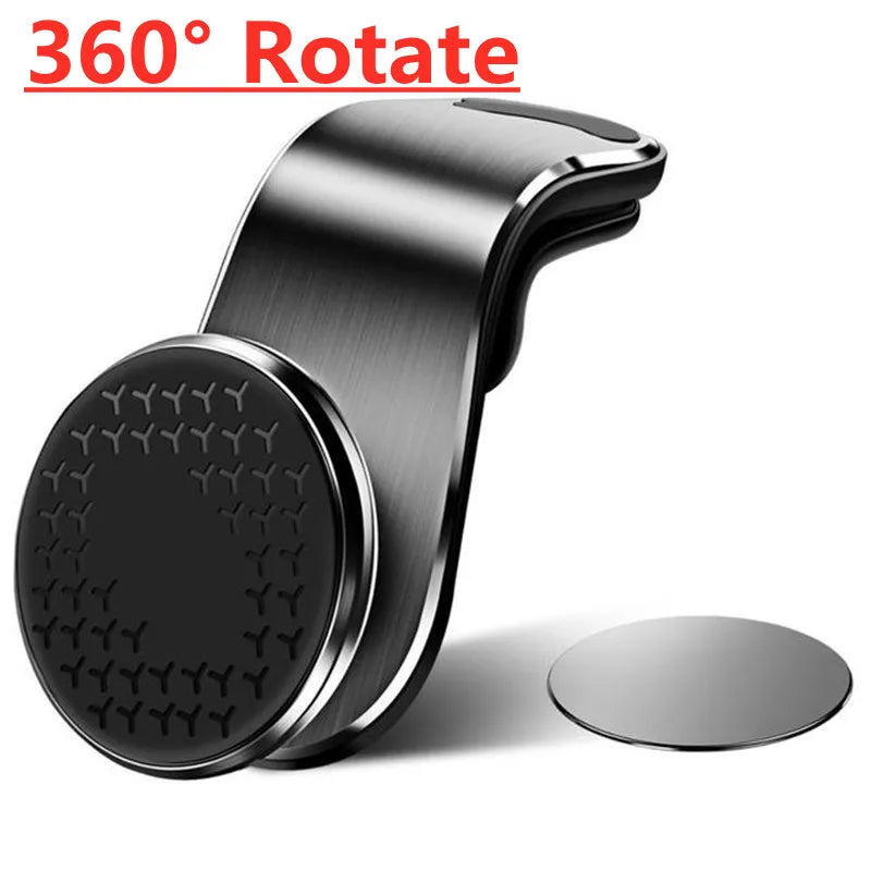Magnetic Car Phone Holder Stand Air Vent Magnet Car Mount GPS Smartphone Mobile Support In Car Bracket for iPhone Samsung Xiaomi by DarkByteGear