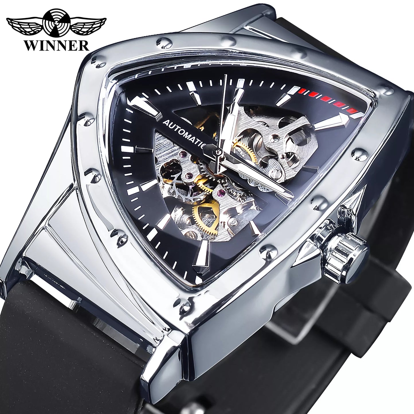 WINNER Sport Style Men's Watche by DarkByteGear