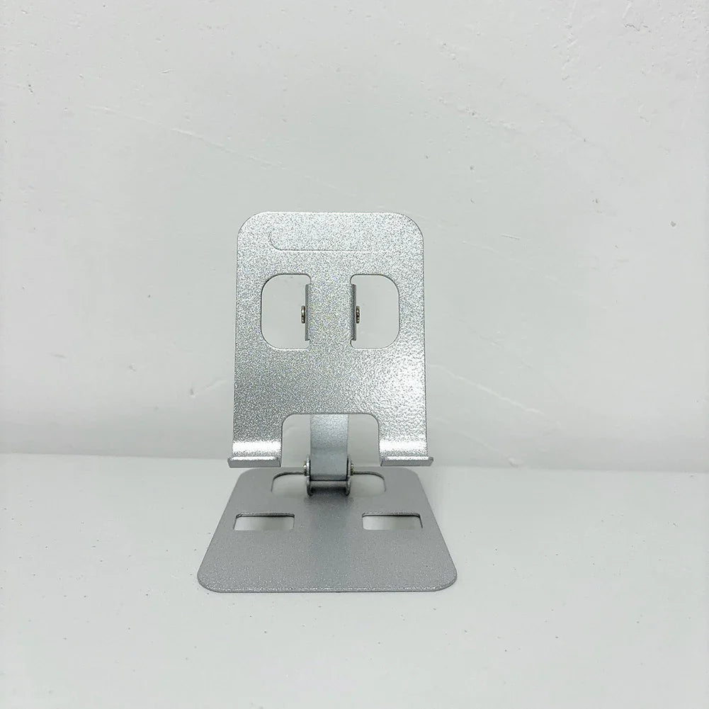 Universal Aluminum Alloy Foldable Desk Phone Holder Mount Stand For iPhone 15 14 Mobile Phone Holder Tablet Desktop Metal Holder by DarkByteGear