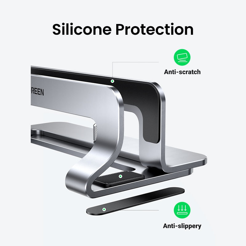 HackStand Vertical Laptop Holder for MacBook and Tablets by DarkByteGear