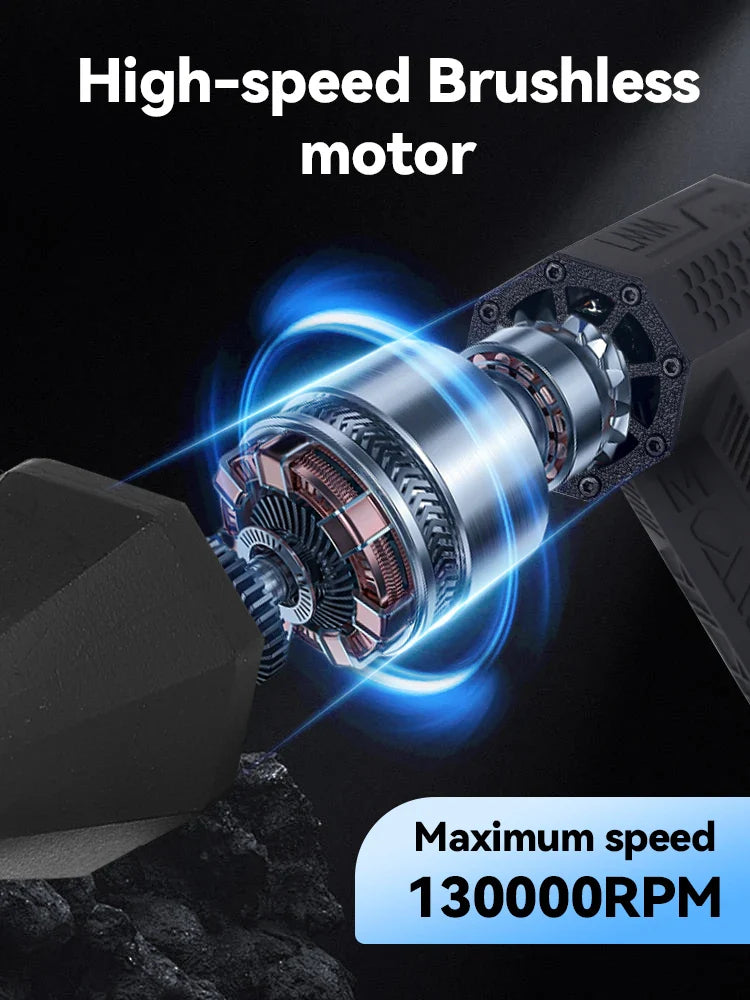 130000RPM Mini Turbo Jet Fan - High-Speed Handheld Electric Air Blower & Car Dryer by DarkByteGear