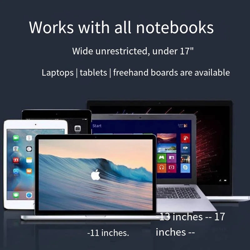 Laptop Stand Aluminium Alloy Foldable Tablet Stand Macbook Laptop Portable Fold Holder Bracket Support by DarkByteGear