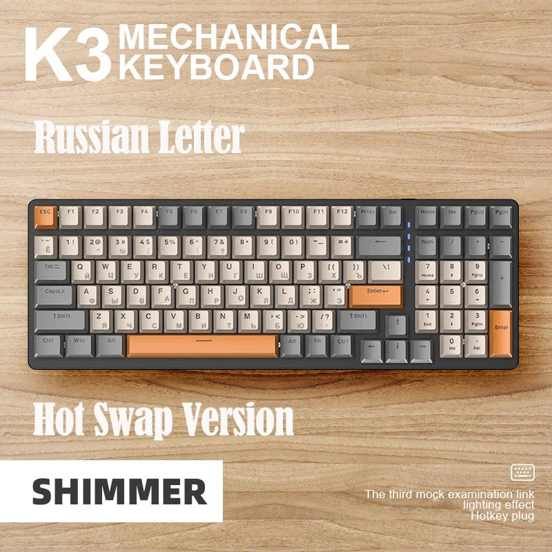 K3 Wired Mechanical Gaming Keyboard Backlight Gamer Keyboard by DarkByteGear