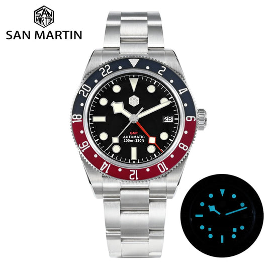 San Martin 2023 New NH34 GMT Watch by DarkByteGear