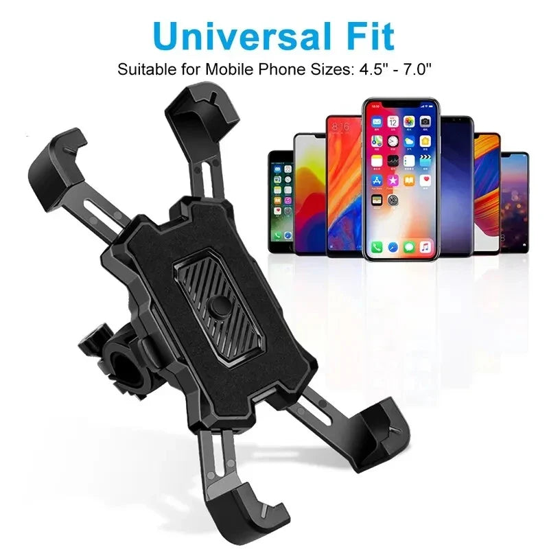 360° Rotatable Electric Bicycle Phone Holder for iPhone Xiaomi Riding MTB Bike Moto Motorcycle Stand Bracket Non-slip Cycling by DarkByteGear