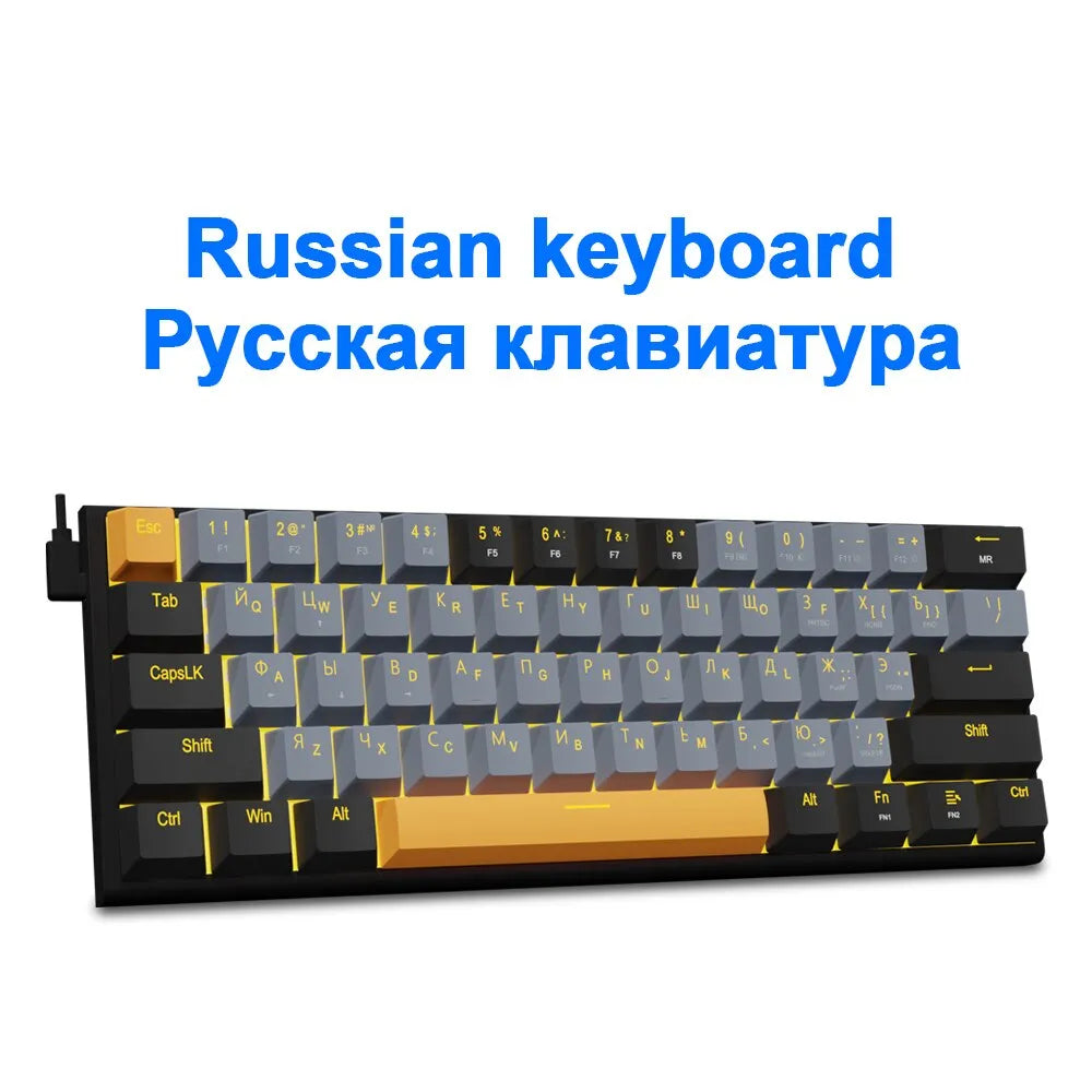 E-YOOSO Z11 USB Mechanical Gaming Wired Keyboard by DarkByteGear