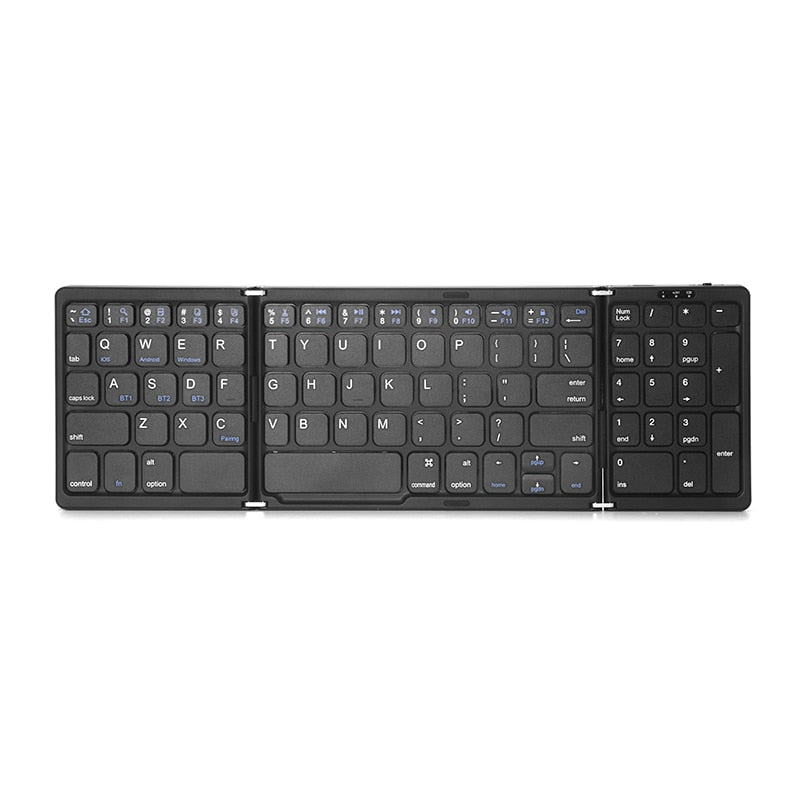 PixelMorph Mini Wireless Foldable Keyboard by DarkByteGear