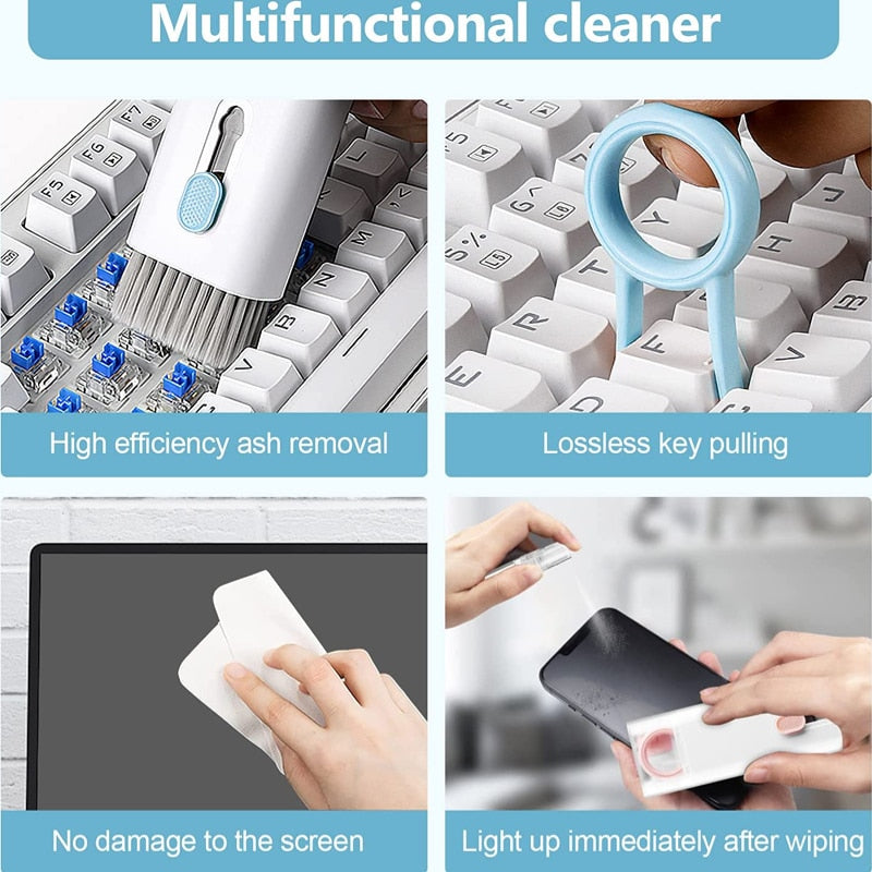 KeyKlear 7-in-1 Keyboard and Gadget Cleaner Kit by DarkByteGear