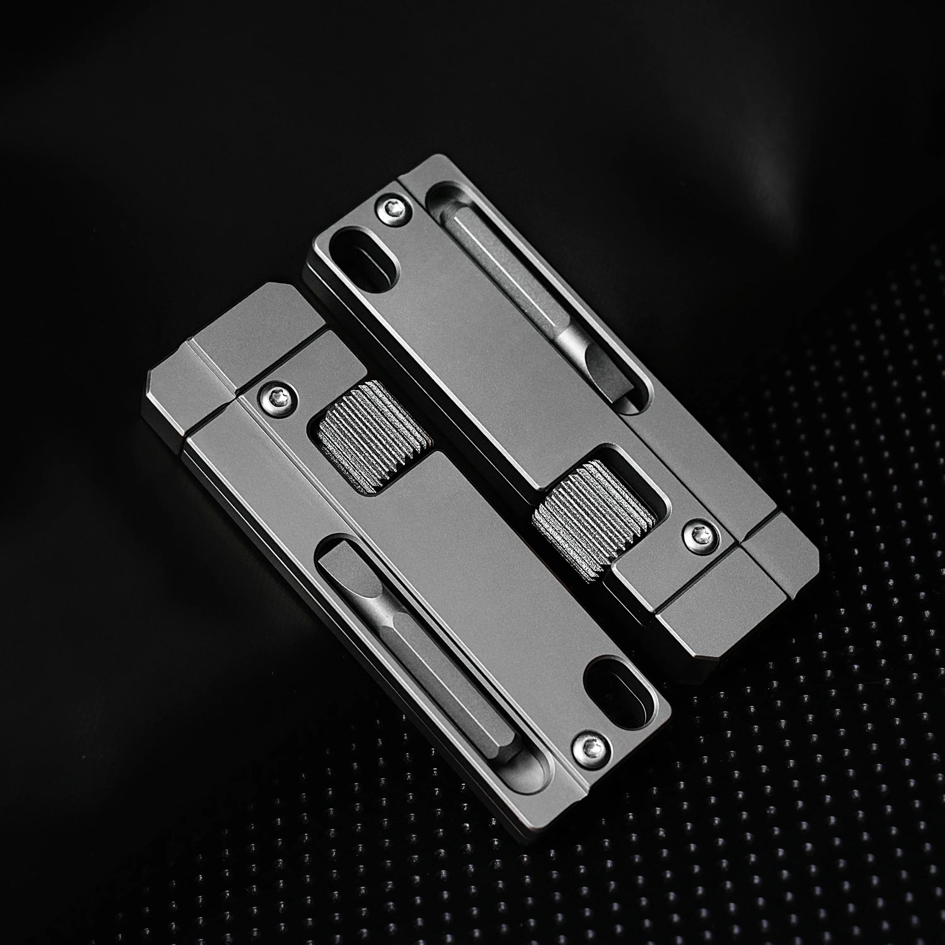 Titanium Functional Keychain Multifunctional Outdoor Portable EDC Tool With Screwdriver Also Can Unscrew Hexagonal Nut by DarkByteGear