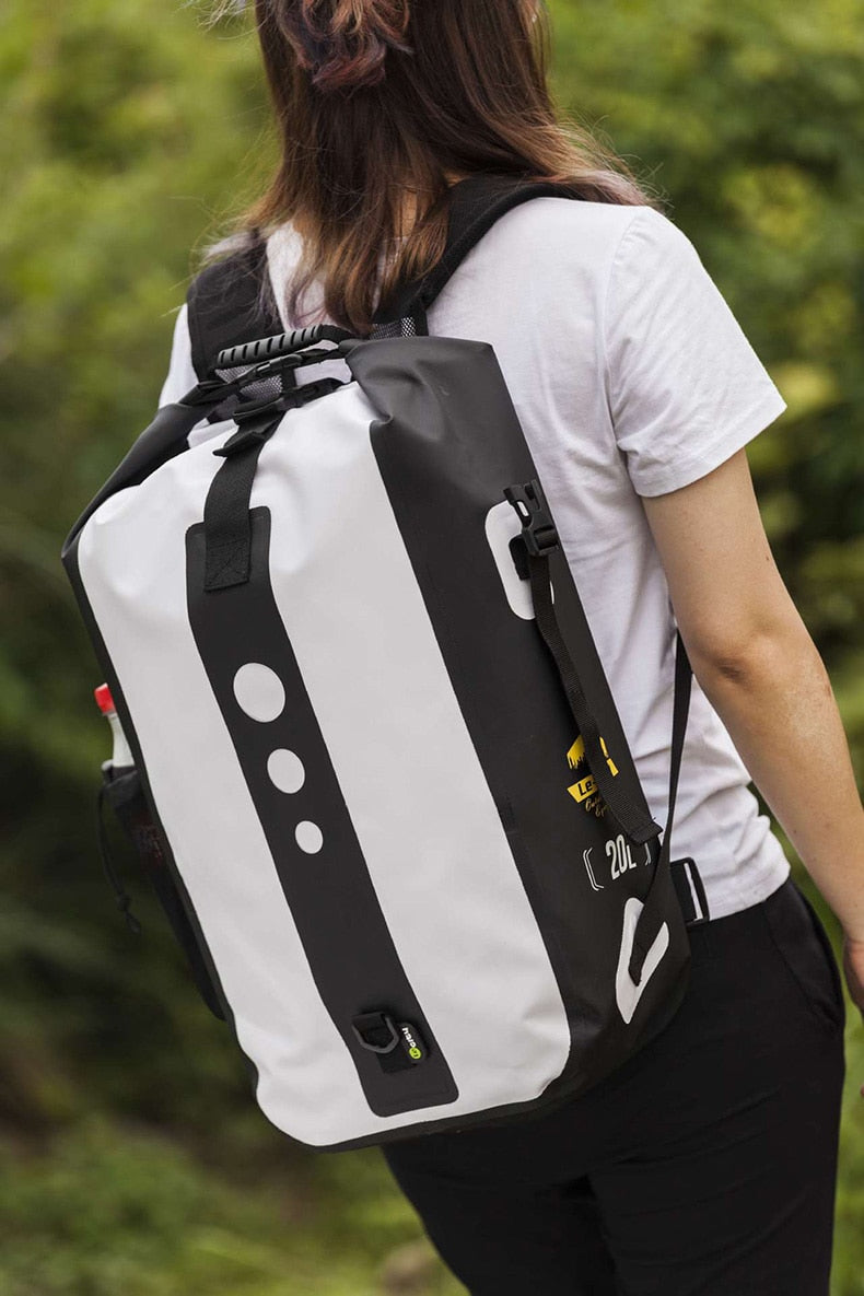 WaterGlide 20L: Portable Waterproof Climbing Backpack by DarkByteGear
