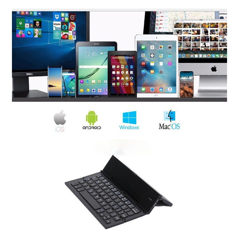 FlexiHack Foldable Bluetooth Keyboard by DarkByteGear