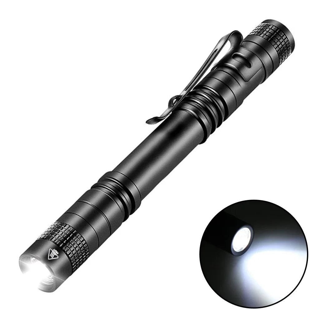 Pen Doctor LED Flashlight Mini 13cm Portable White Light Dentist Nurse Torch Camping Hiking Adventure Out Flashlights by DarkByteGear