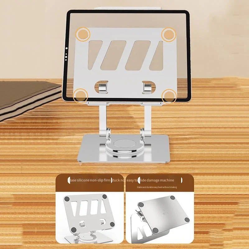 Laptop Stand Adjustable Aluminum Alloy Notebook Tablet Stand Up to 17 Inch Laptop Portable Fold Holder Cooling Bracket Support by DarkByteGear