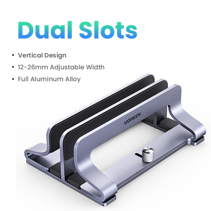 HackStand Vertical Laptop Holder for MacBook and Tablets by DarkByteGear