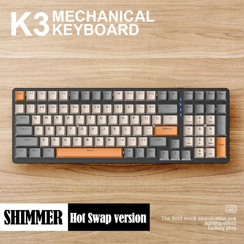 K3 Wired Mechanical Gaming Keyboard Backlight Gamer Keyboard by DarkByteGear