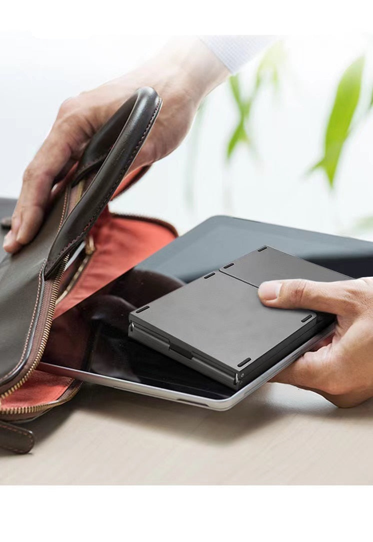PixelMorph Mini Wireless Foldable Keyboard by DarkByteGear