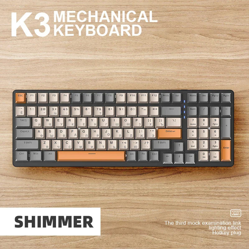 K3 Wired Mechanical Gaming Keyboard Backlight Gamer Keyboard by DarkByteGear