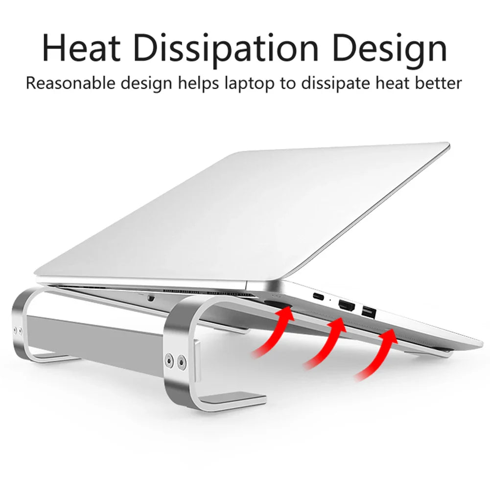 Desk Laptop Stand Ergonomic Aluminum Computer Stand Detachable Laptop Riser Notebook Cooling Holder Stand for 10-18inch Laptop by DarkByteGear