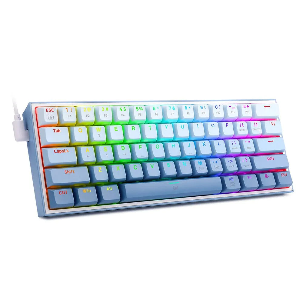 REDRAGON Fizz K617 RGB USB Mini Mechanical Keyboard by DarkByteGear