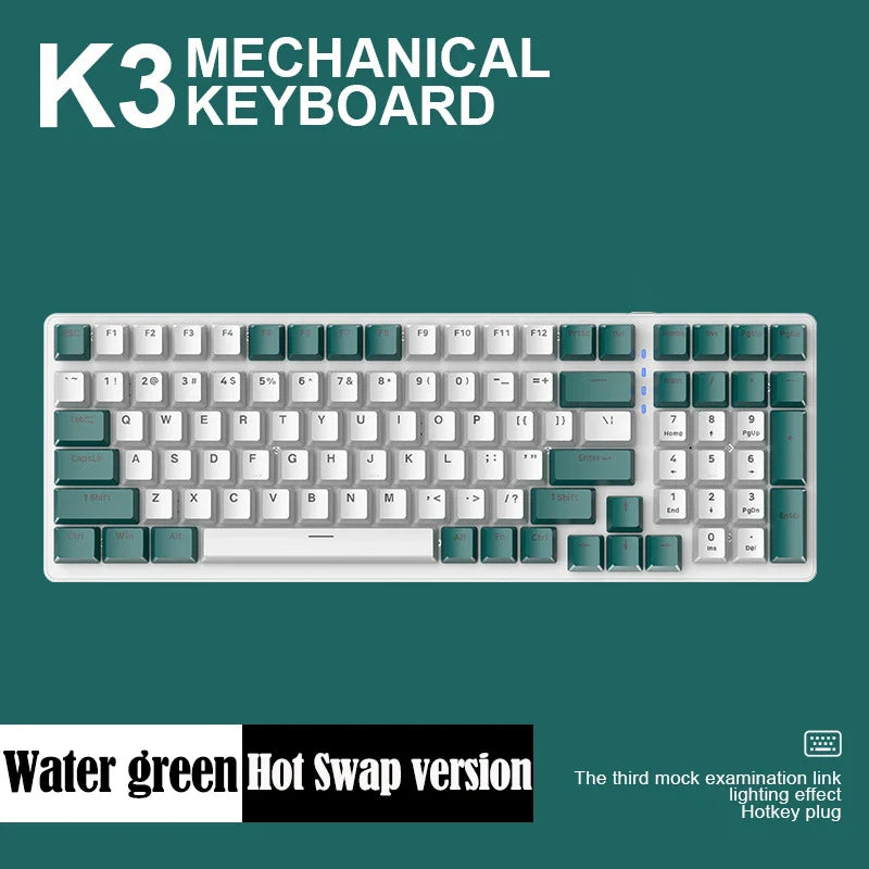 K3 Wired Mechanical Gaming Keyboard Backlight Gamer Keyboard by DarkByteGear