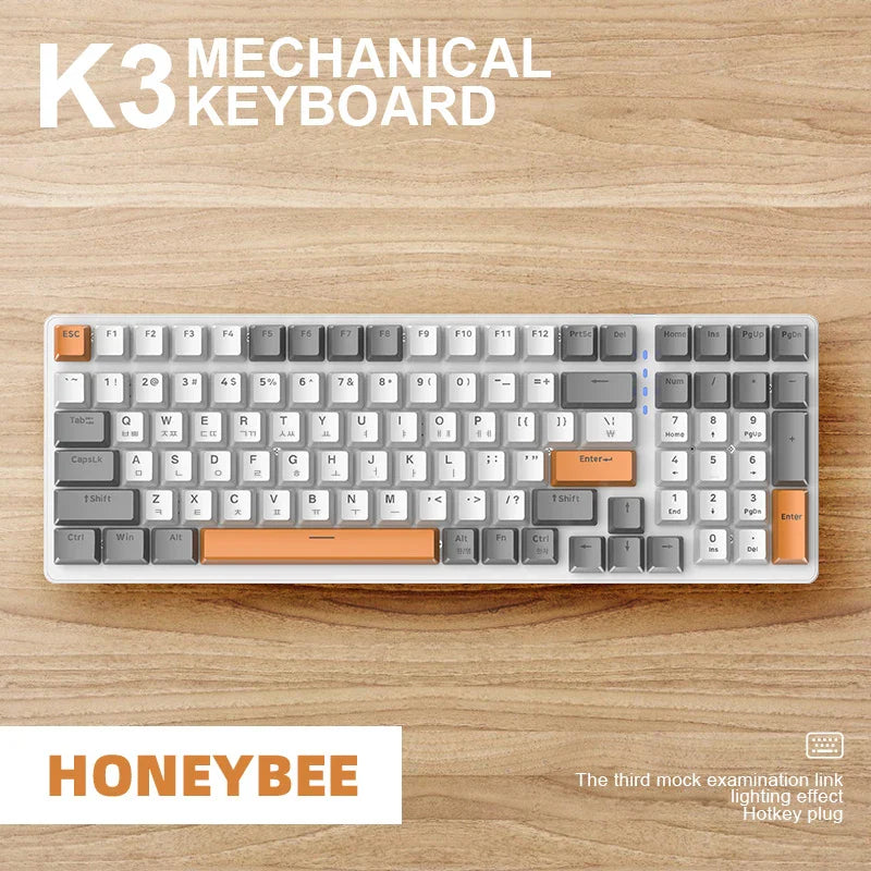 K3 Wired Mechanical Gaming Keyboard Backlight Gamer Keyboard by DarkByteGear