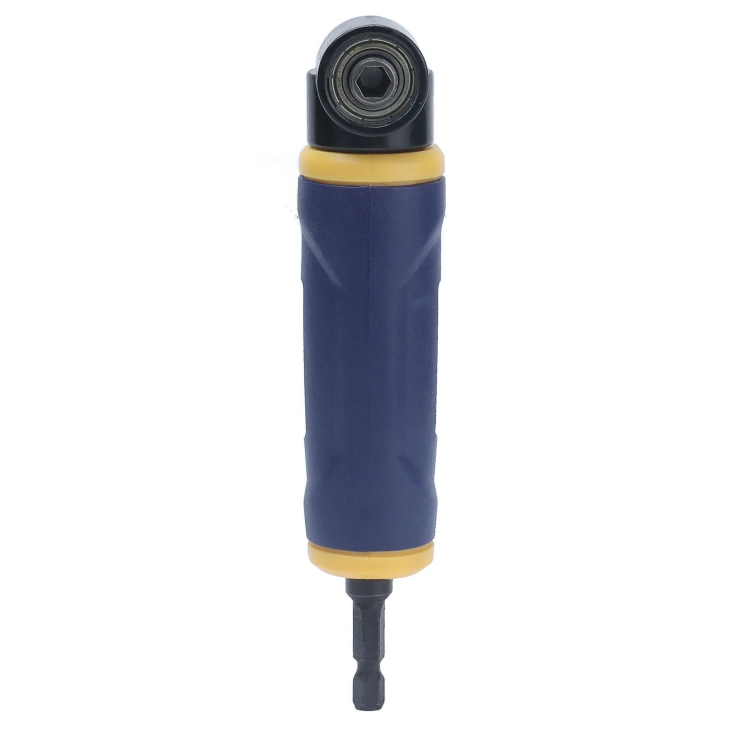 Right Angle Drill Adaptor 90 Degree Yellow Blue Drills Attachment Extension Driver Yellow Blue Extension Driver by DarkByteGear