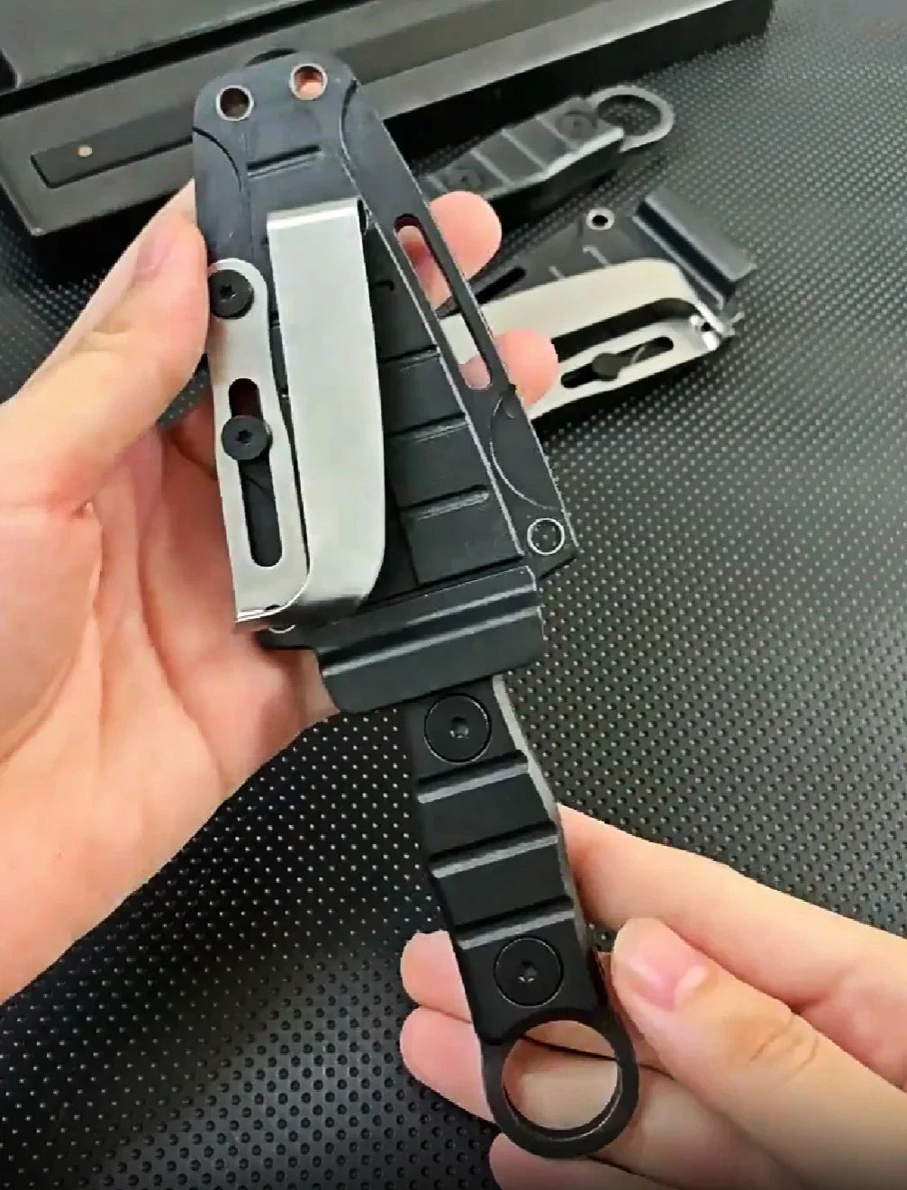 New Recommended Outdoor Tactical Knife High Hardness Multi-function Field Survival Knife Mini Portable Small Straight Knife by DarkByteGear